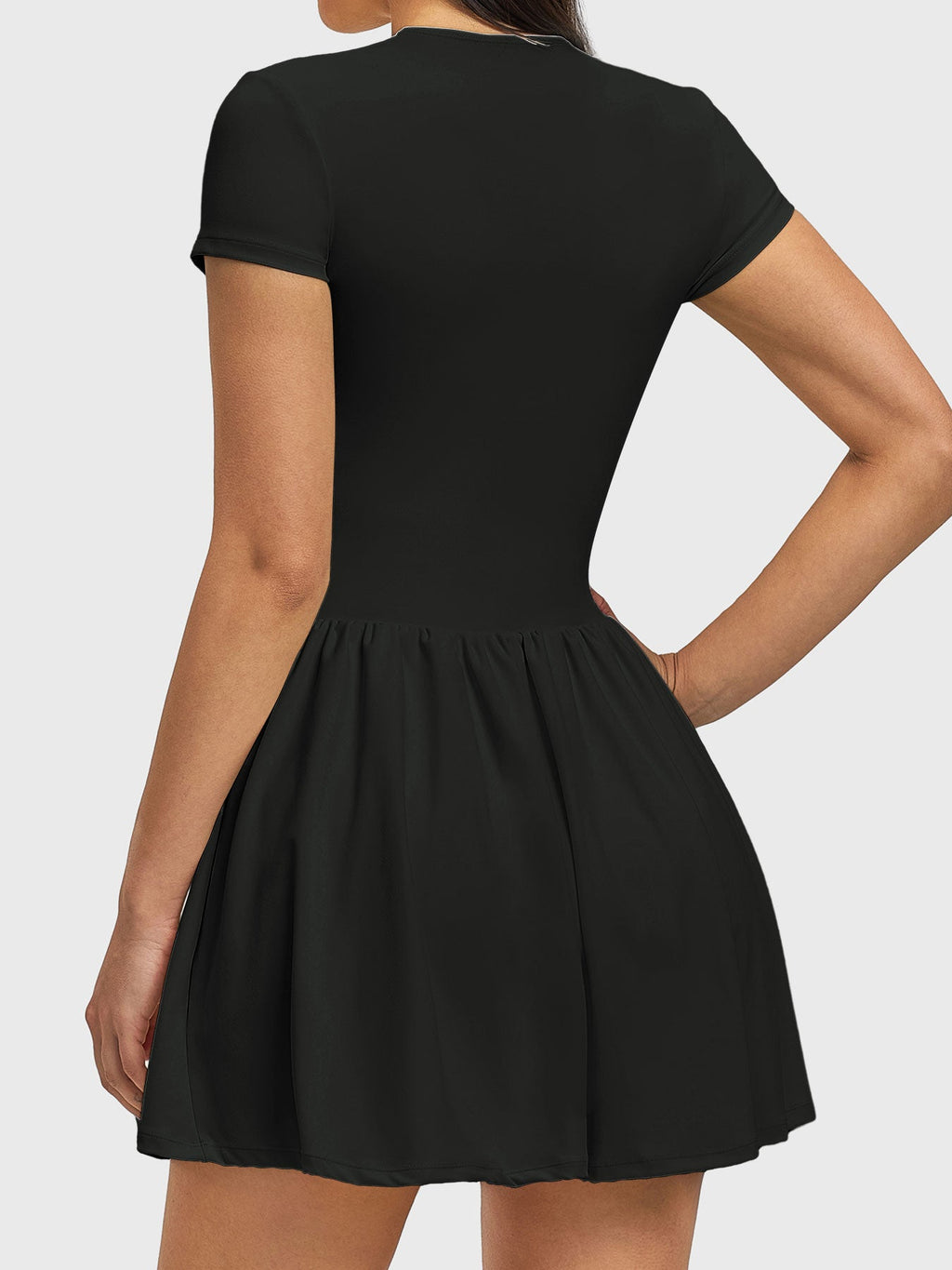 Vestido de Tenis con Cierre Frontal