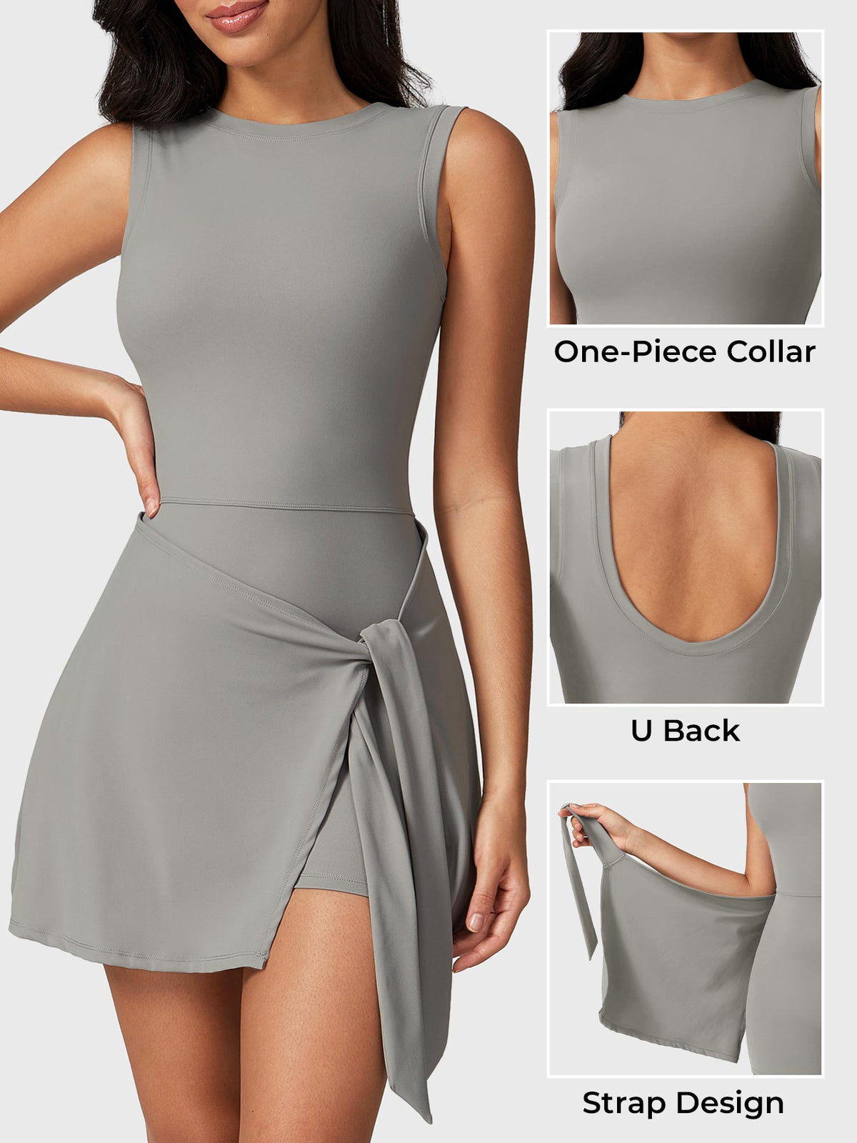 Vestido de Tenis CoreFlex sin Mangas