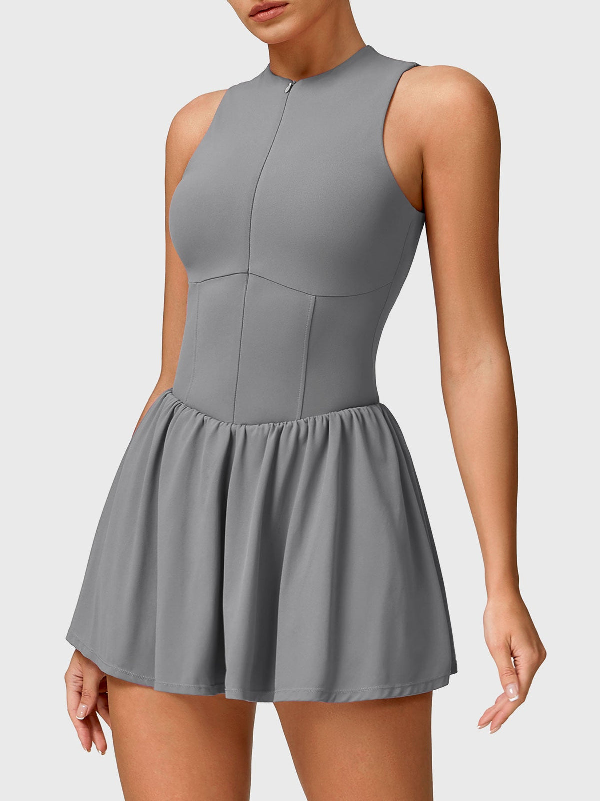 Vestido de Tenis CoreFlex con Cierre