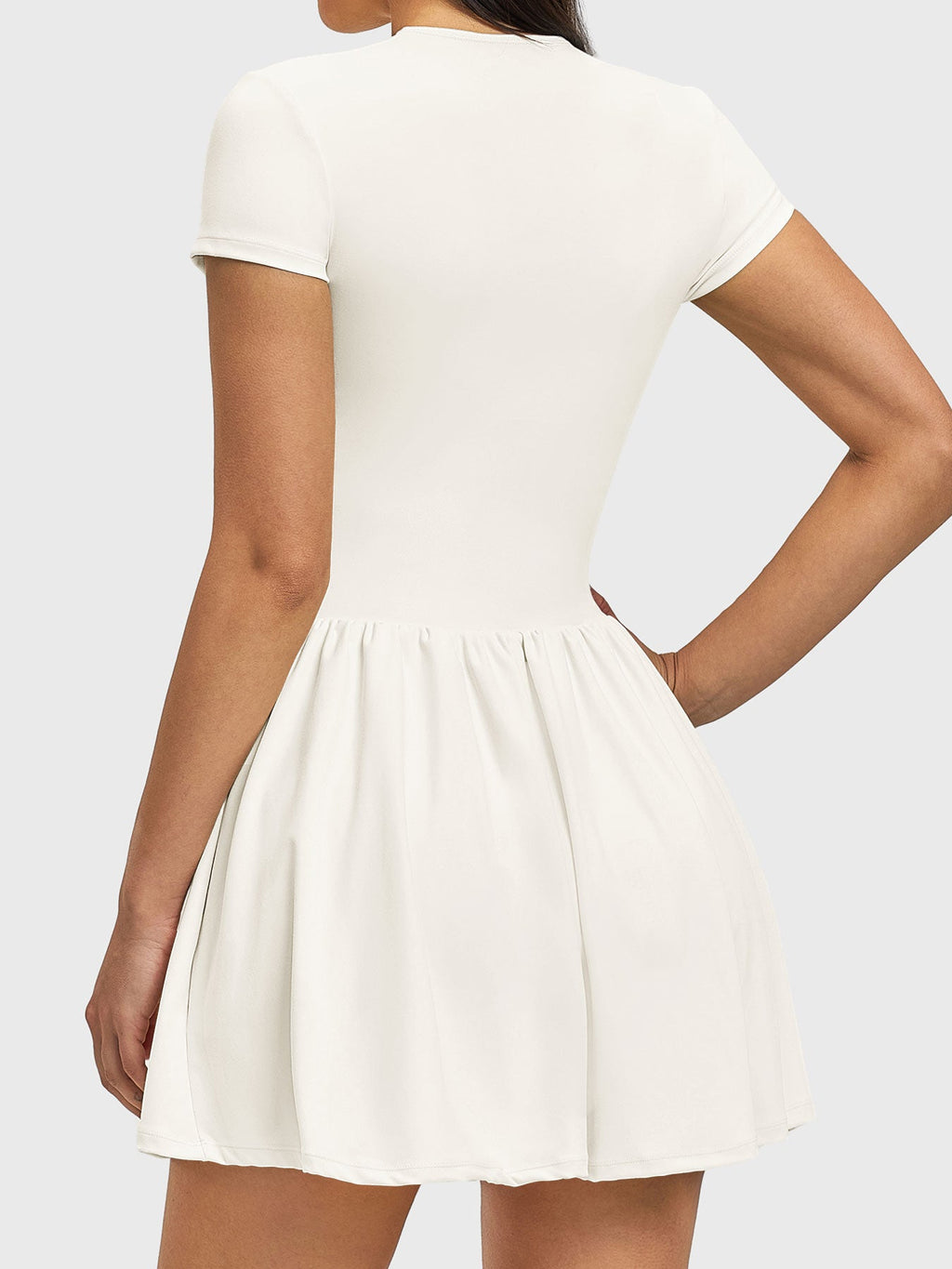 Vestido de Tenis con Cierre Frontal