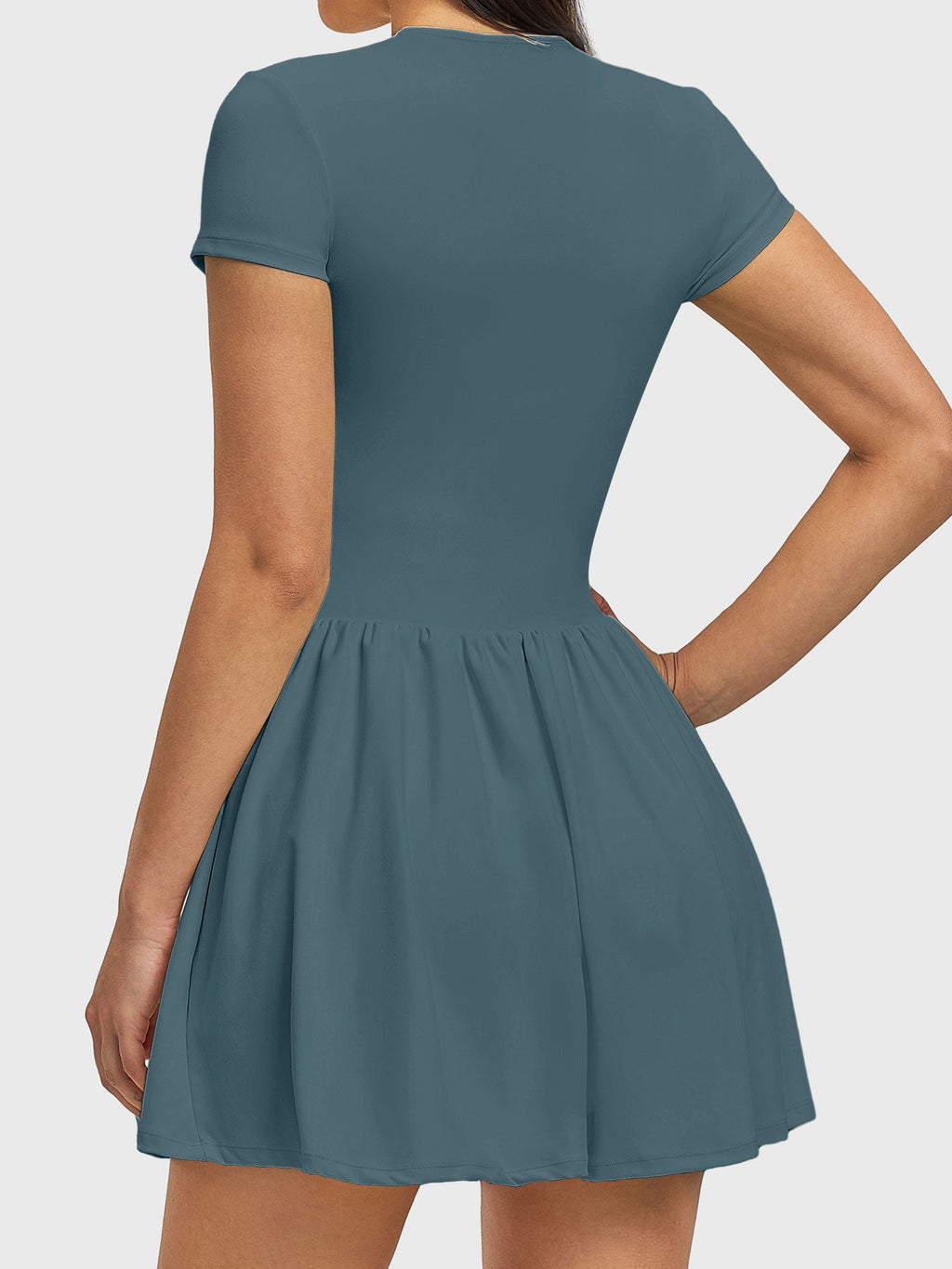 Vestido de Tenis con Cierre Frontal