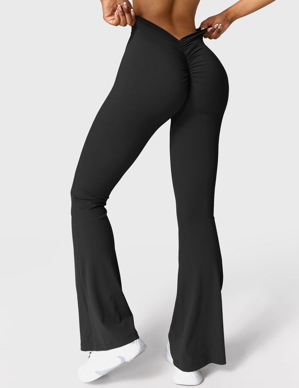 Leggings Acampanados Contour con Espalda en V