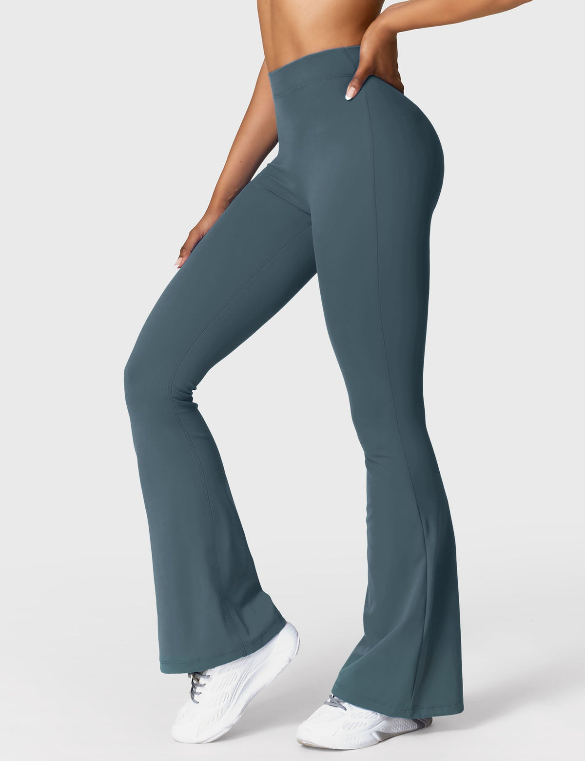 Leggings Acampanados Contour con Espalda en V