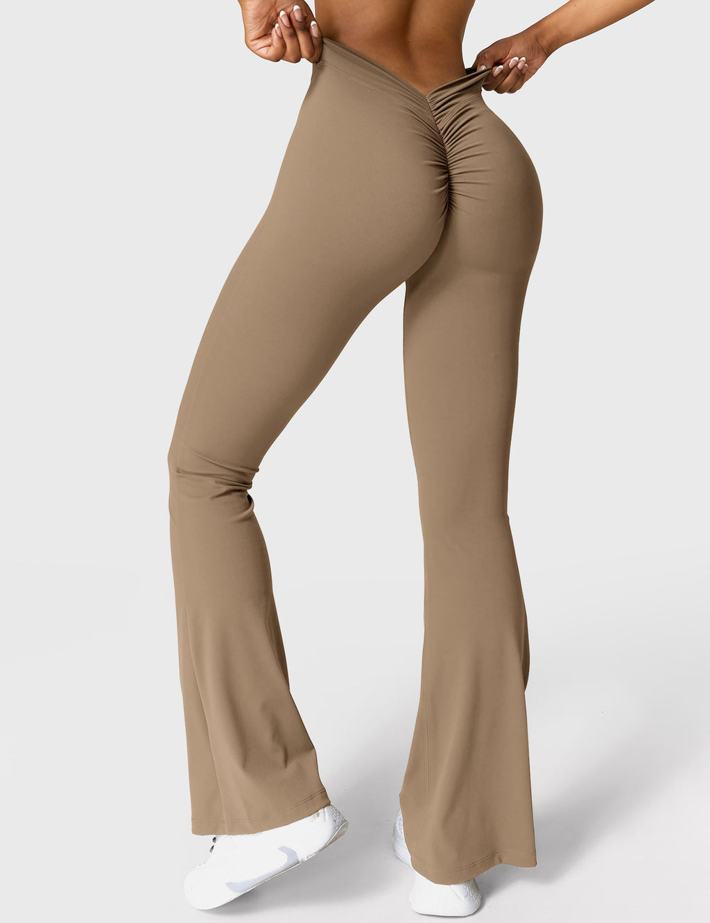 Leggings Acampanados Contour con Espalda en V