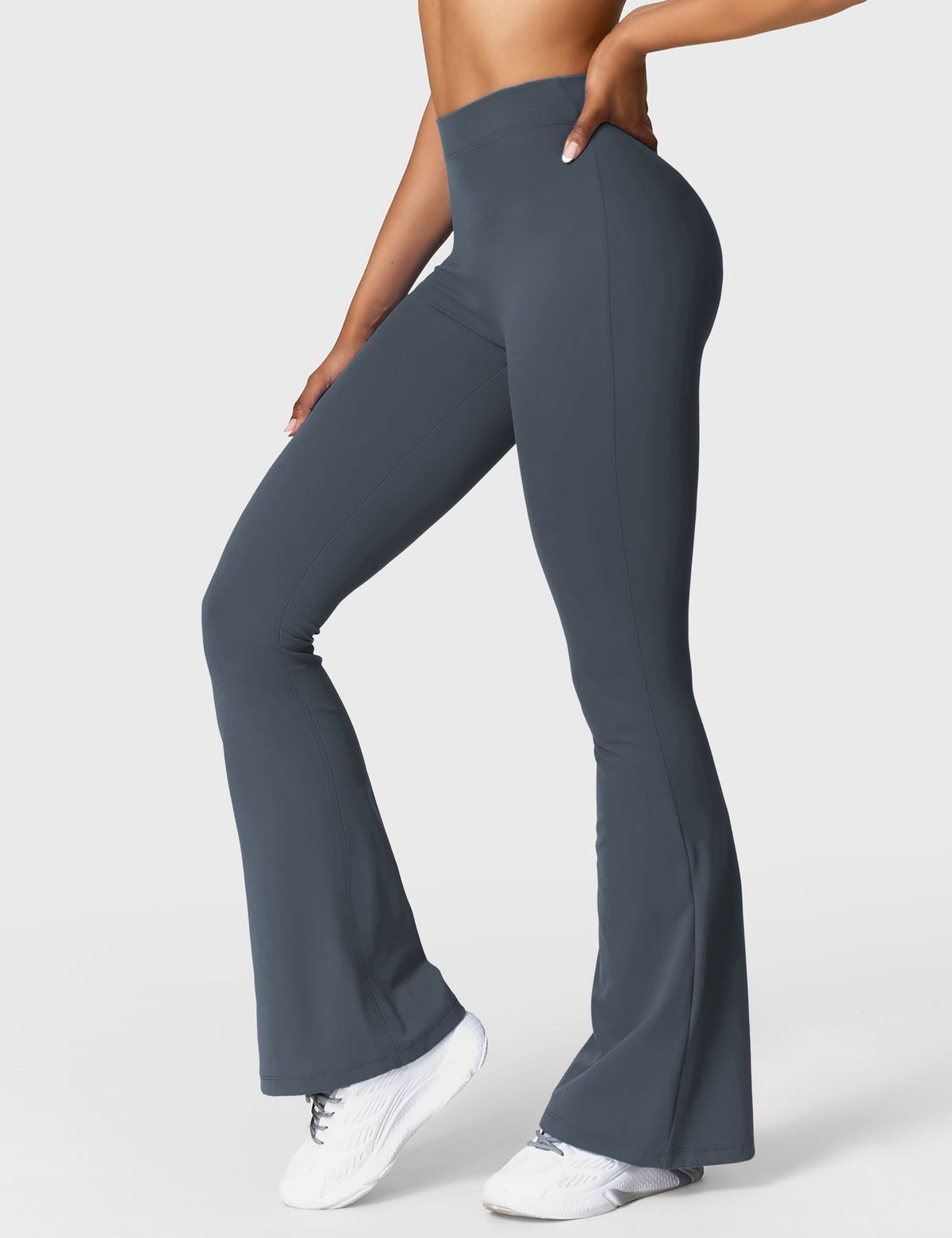 Leggings Acampanados Contour con Espalda en V
