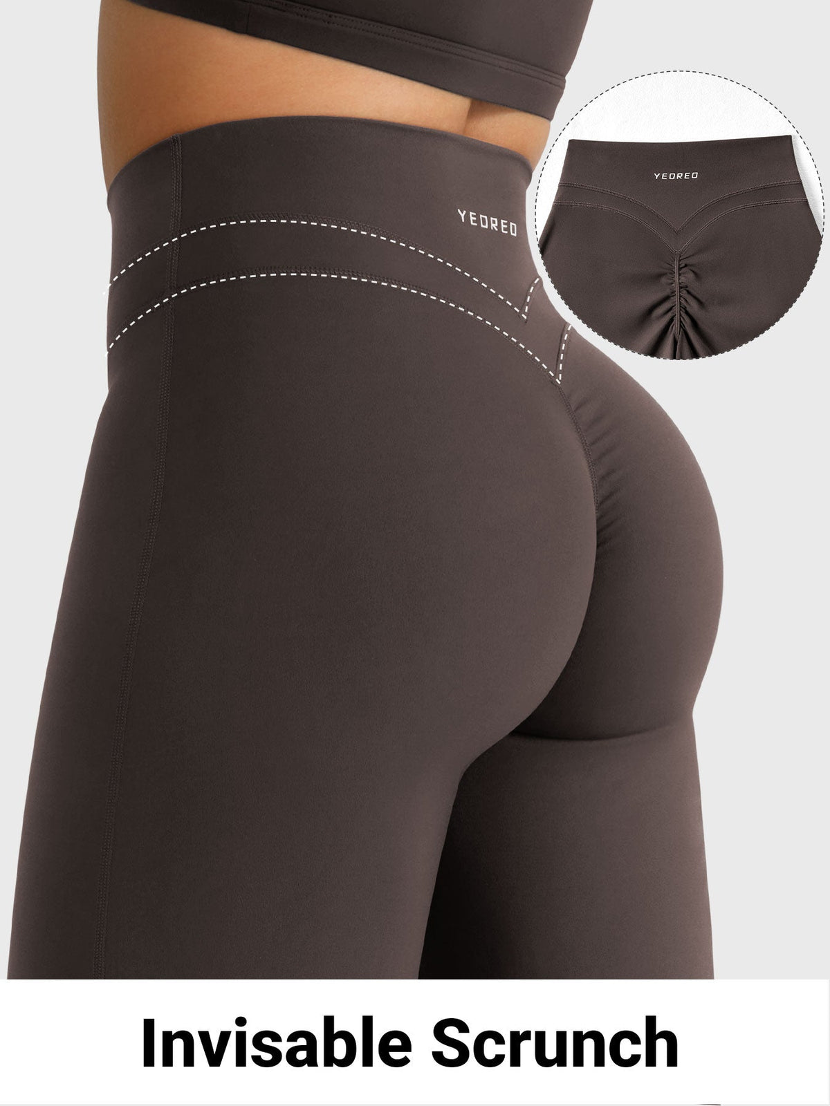 Leggings Rectos Ease de 33" de Tiro Alto