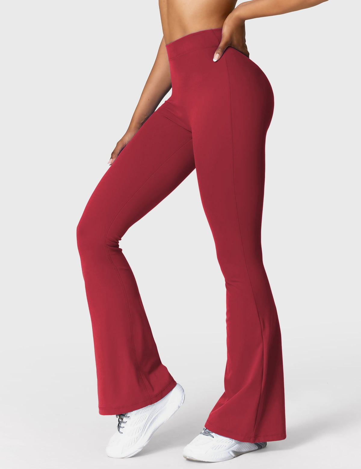 Leggings Acampanados Contour con Espalda en V
