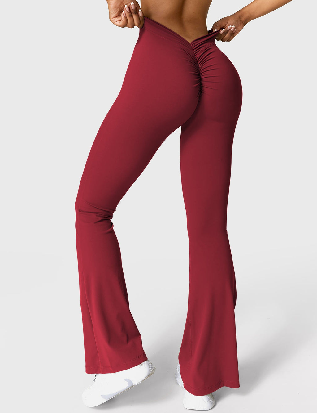 Leggings Acampanados Contour con Espalda en V