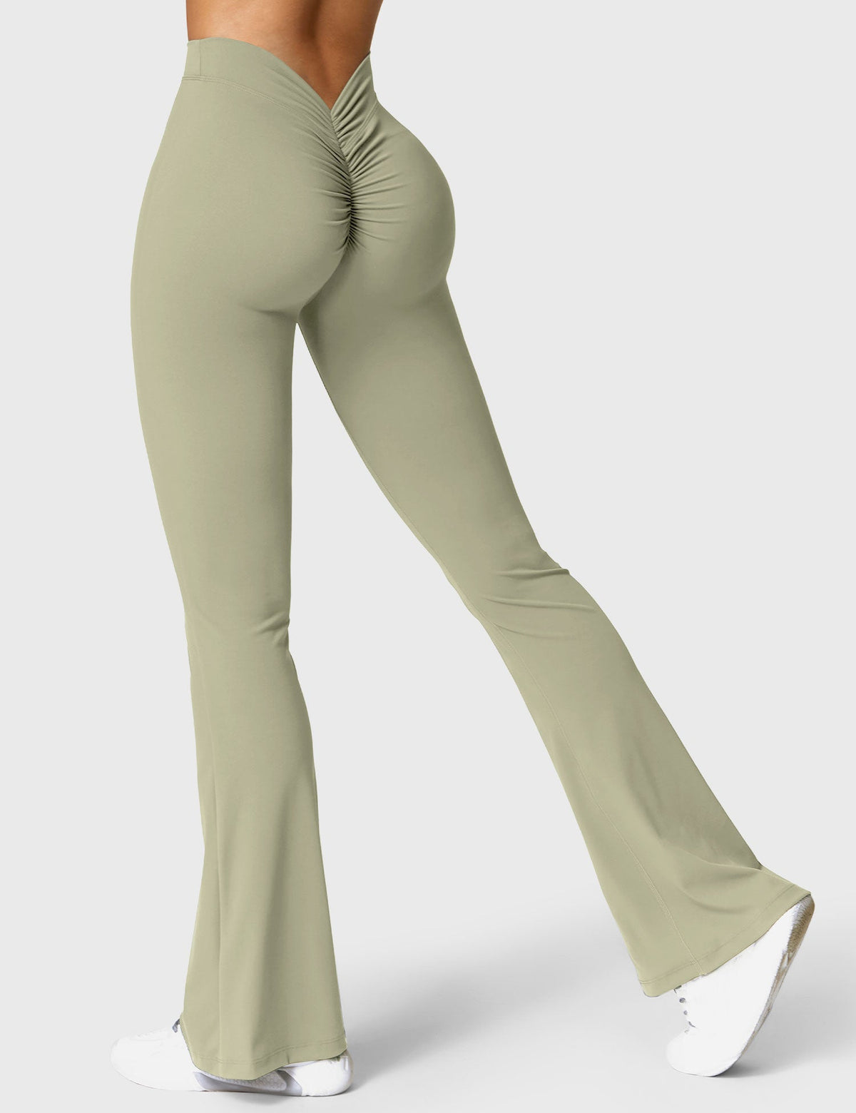 Leggings Acampanados Contour con Espalda en V