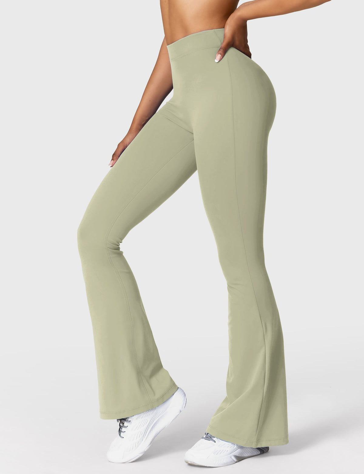 Leggings Acampanados Contour con Espalda en V