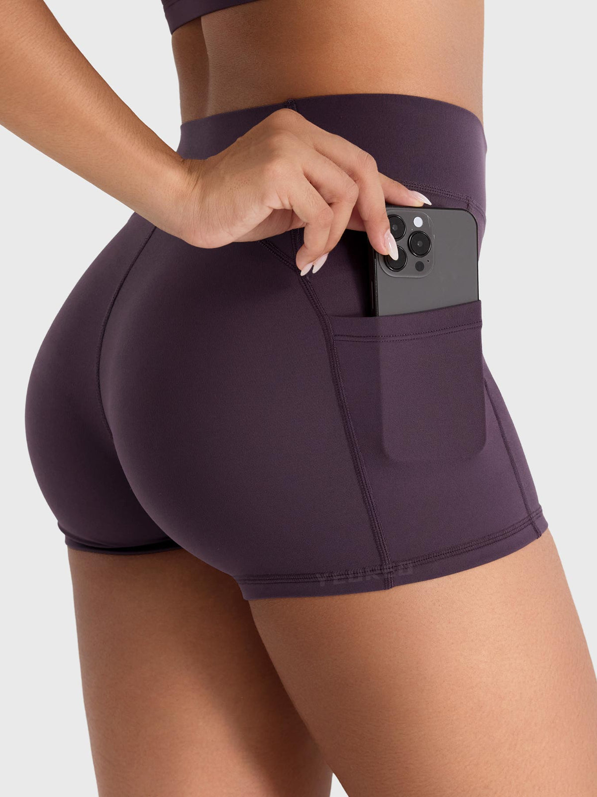 Short SoftHue de 3.6" de Tiro Bajo con Bolsillo