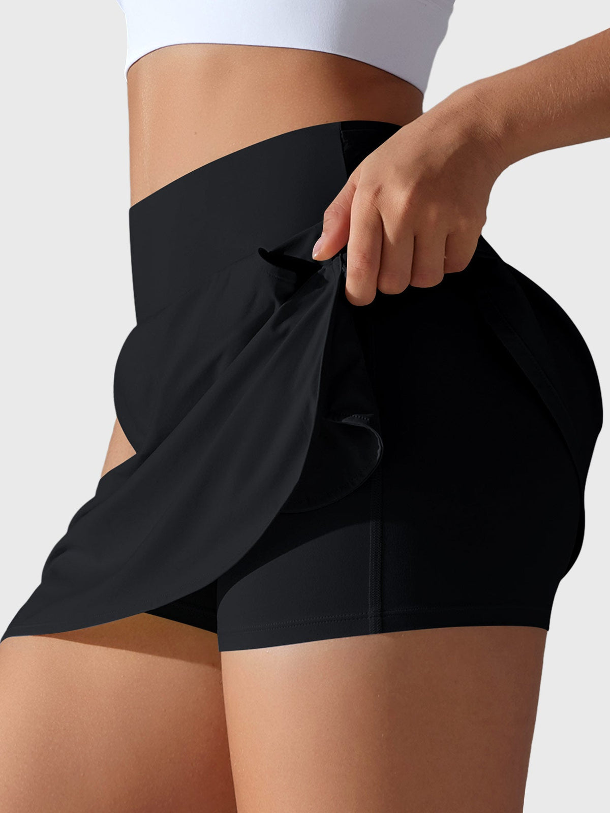 Falda Short de Tenis Ease de Tiro Alto