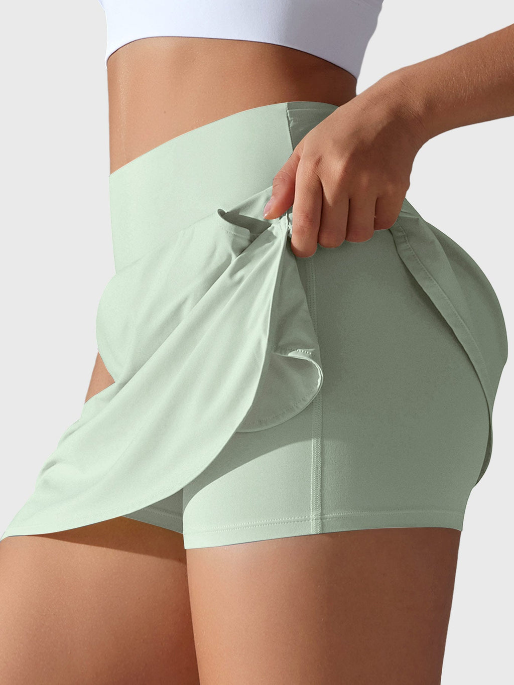 Falda Short de Tenis Ease de Tiro Alto