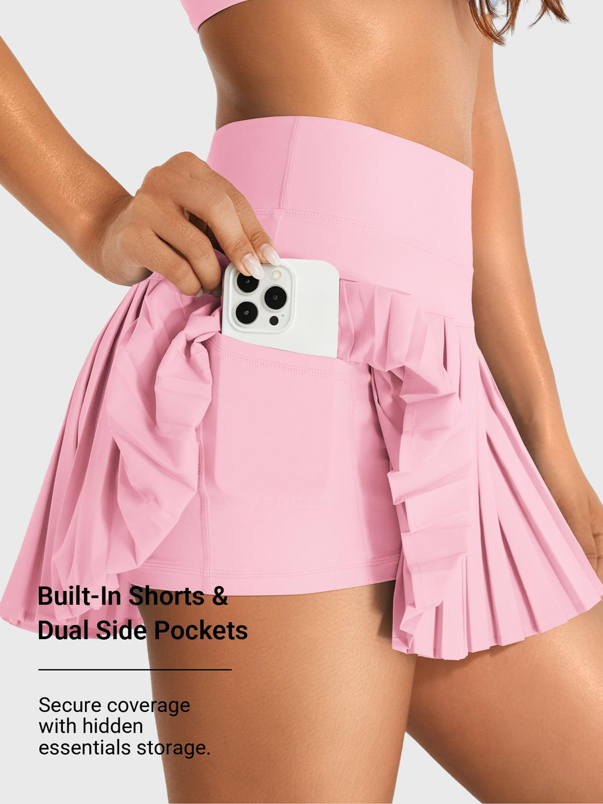 Falda de Tenis Ease Plisada de Tiro Alto