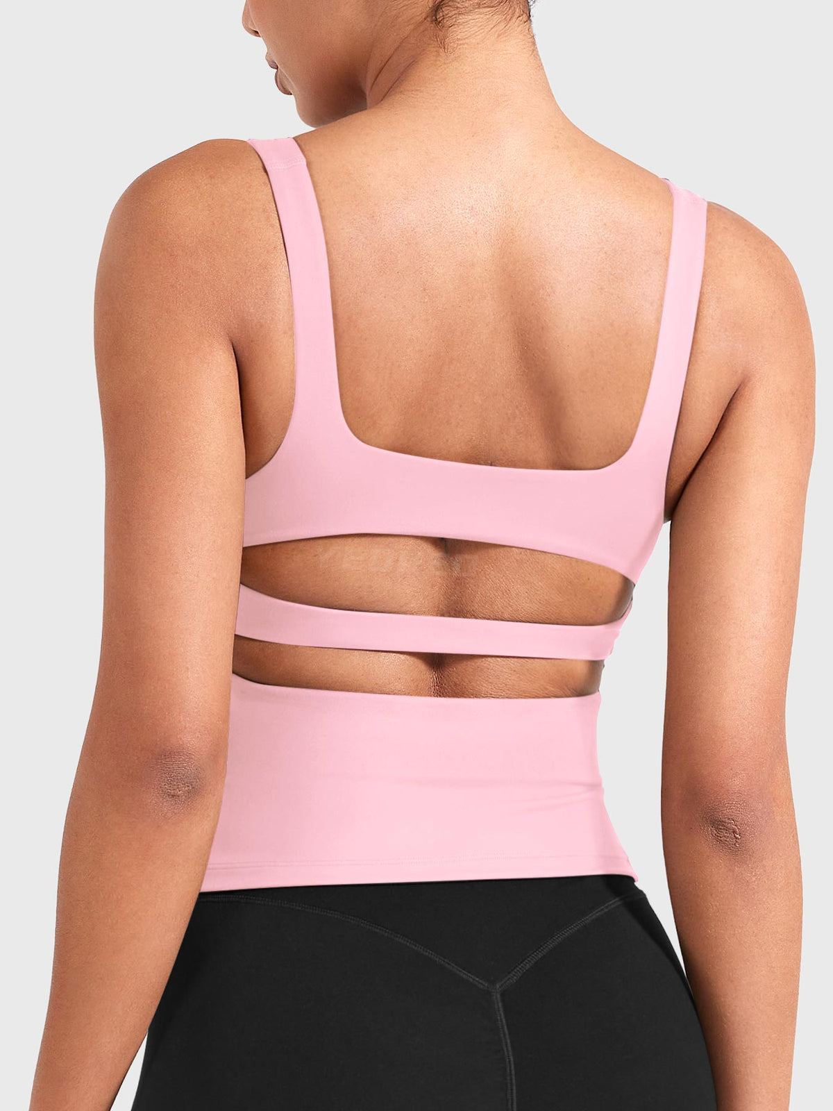 Top Largo CoreFlex con Espalda Abierta