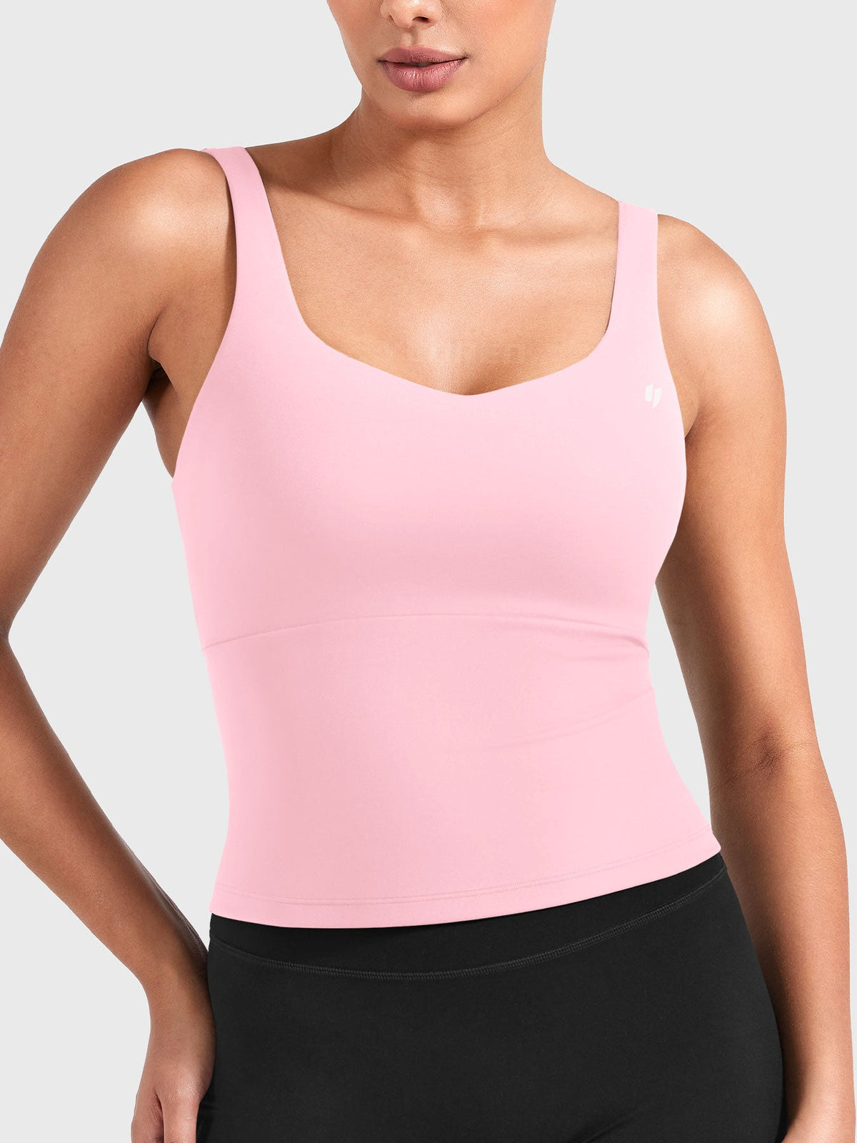 Top Largo CoreFlex con Espalda Abierta