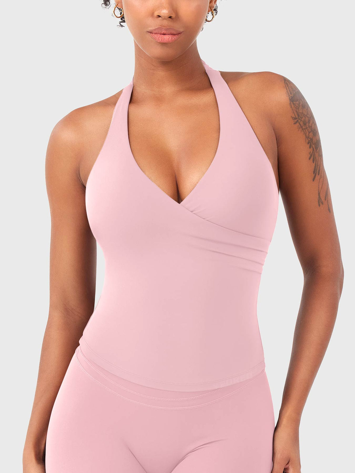 Top CoreFlex Halter con Cuello en V