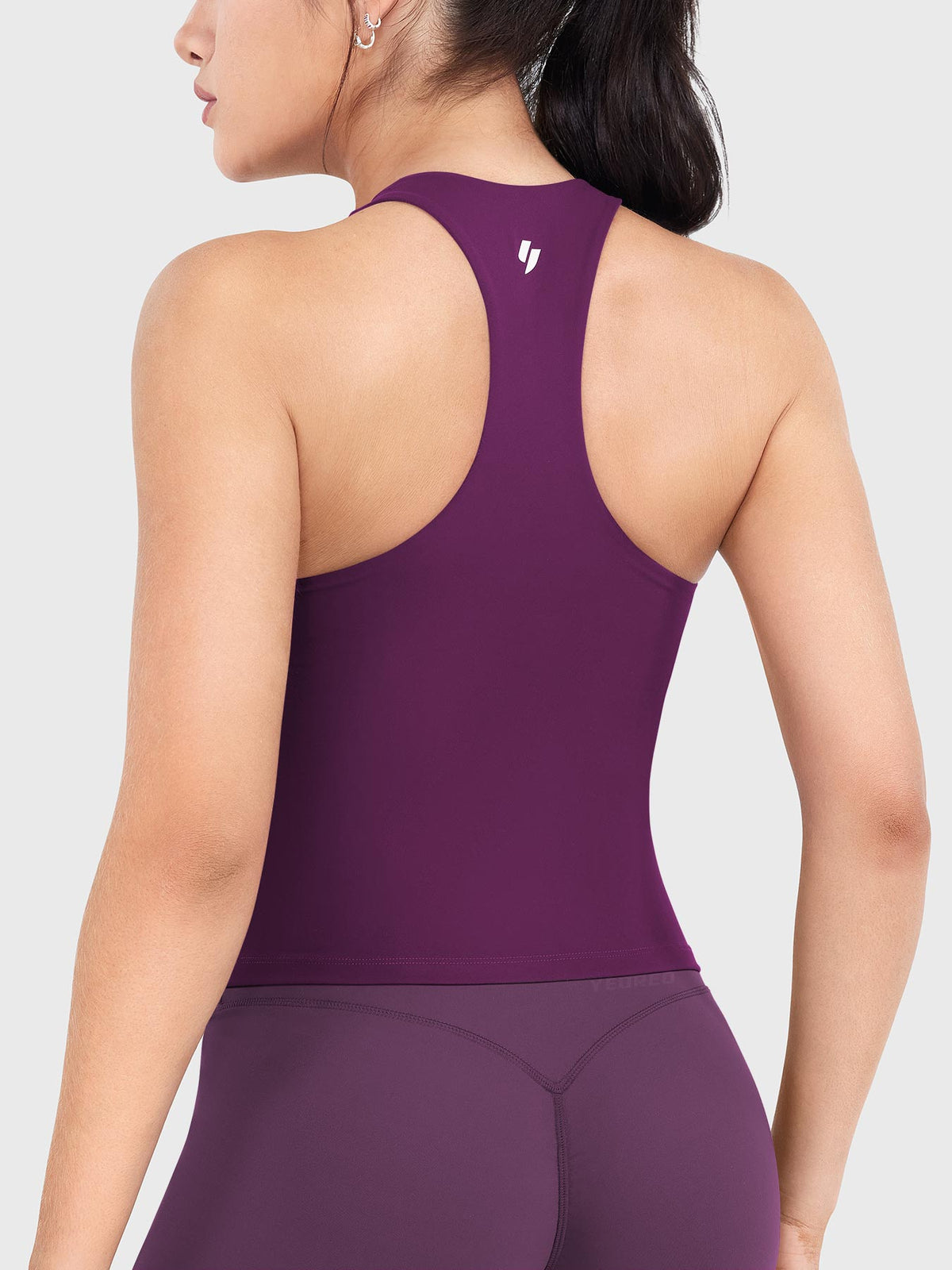 Top CoreFlex con Cuello en U y Espalda Nadadora