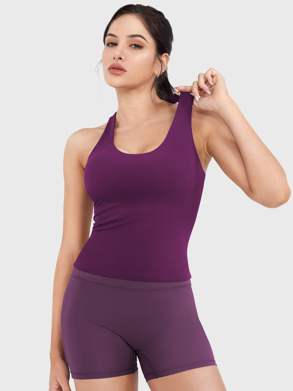 Top CoreFlex con Cuello en U y Espalda Nadadora