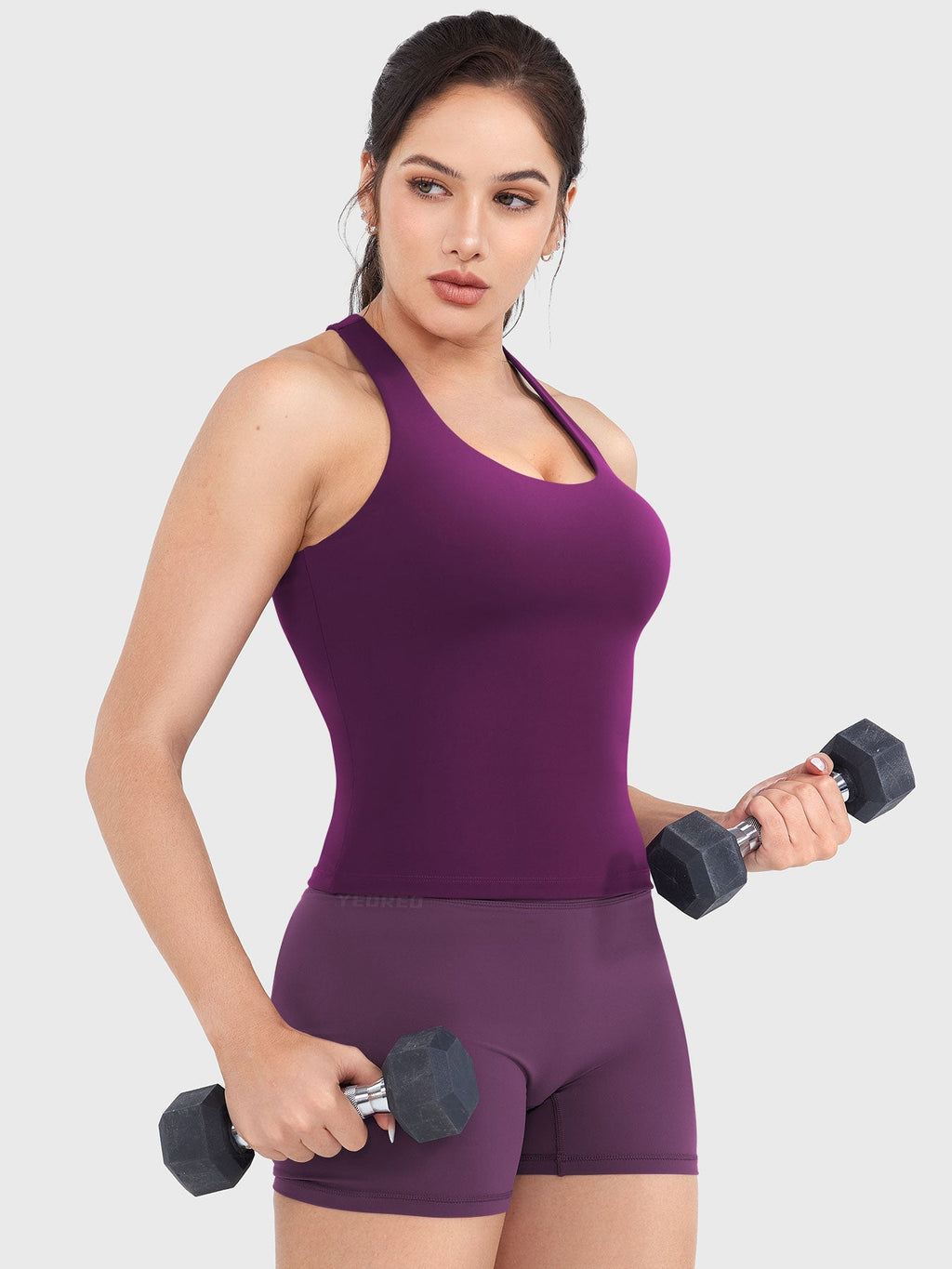 Top CoreFlex con Cuello en U y Espalda Nadadora