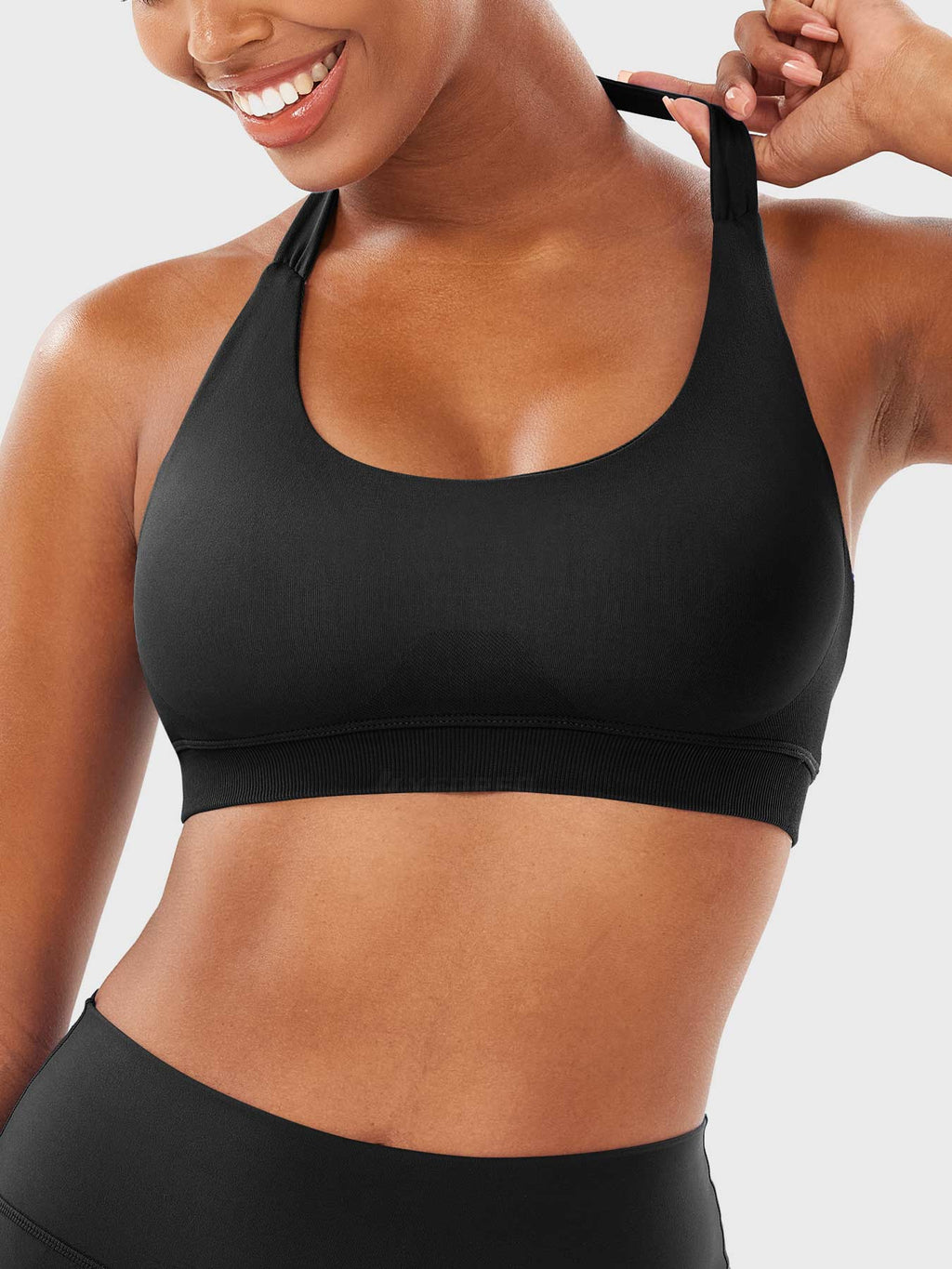 Sostén Deportivo CoreFlex Halter sin Costuras