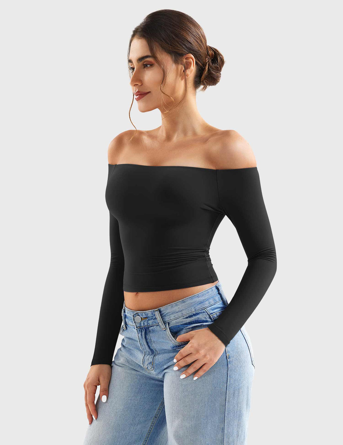 Top Ease de Hombros Descubiertos