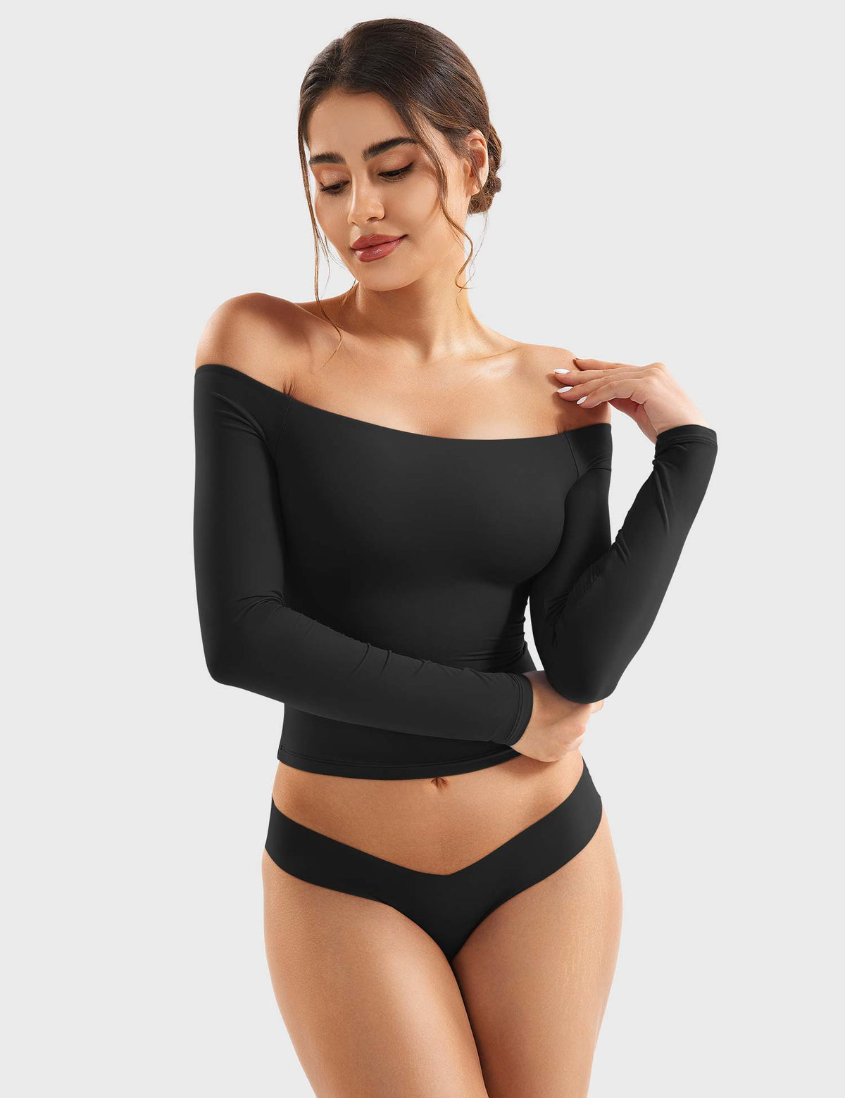 Top Ease de Hombros Descubiertos