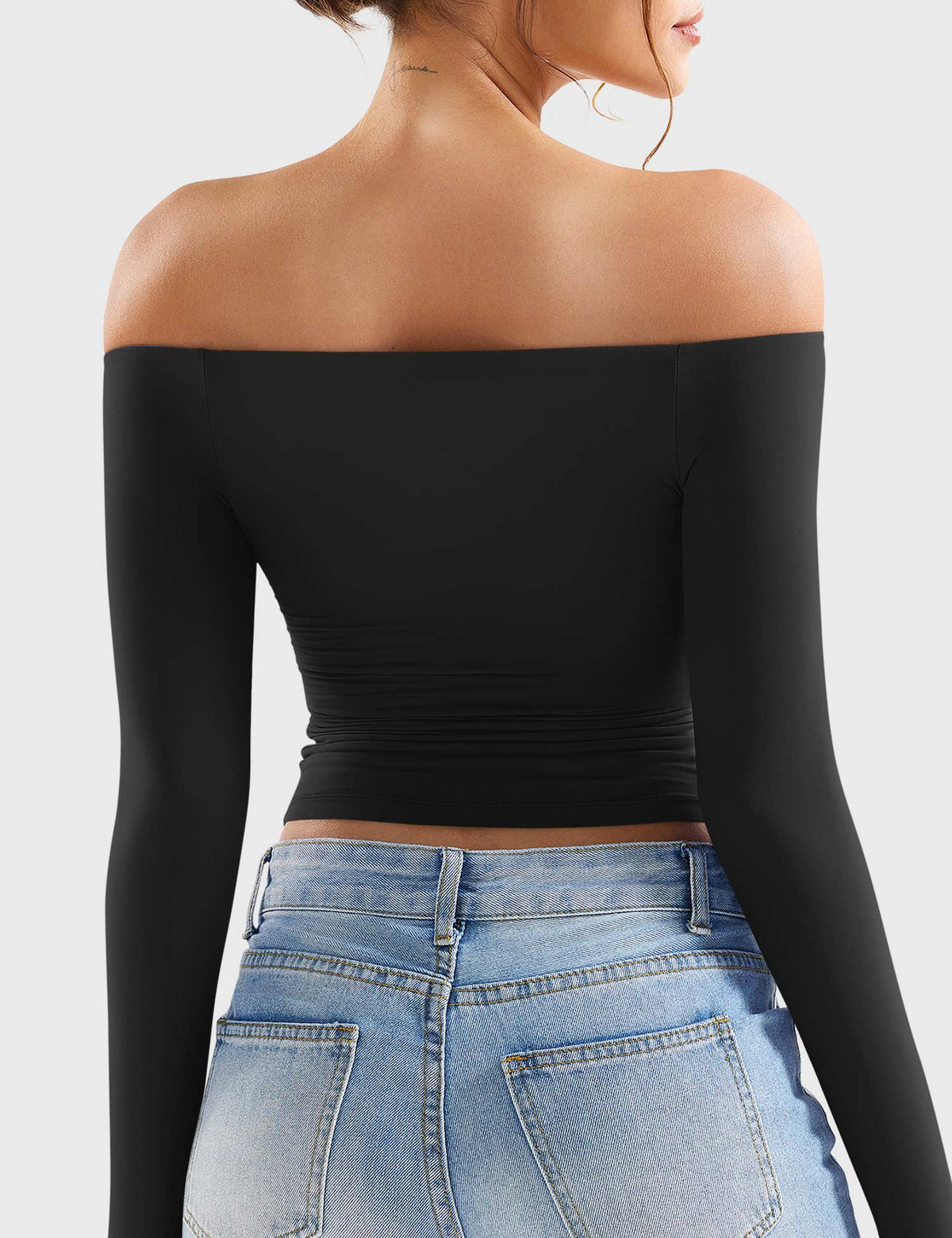 Top Ease de Hombros Descubiertos