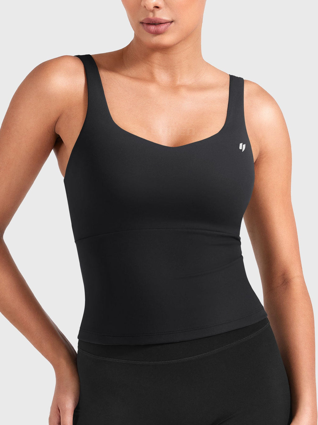 Top Largo CoreFlex con Espalda Abierta