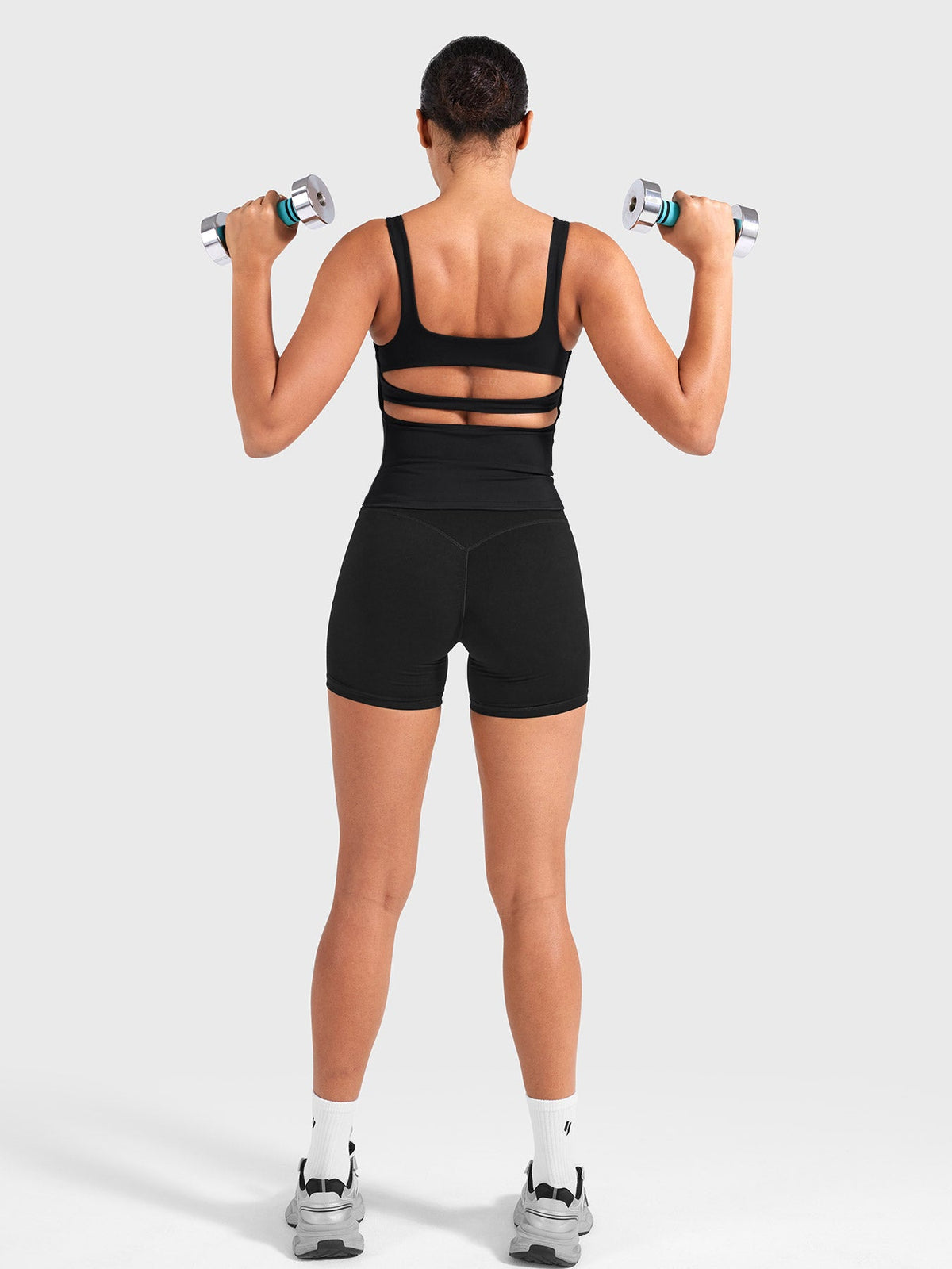 Top Largo CoreFlex con Espalda Abierta