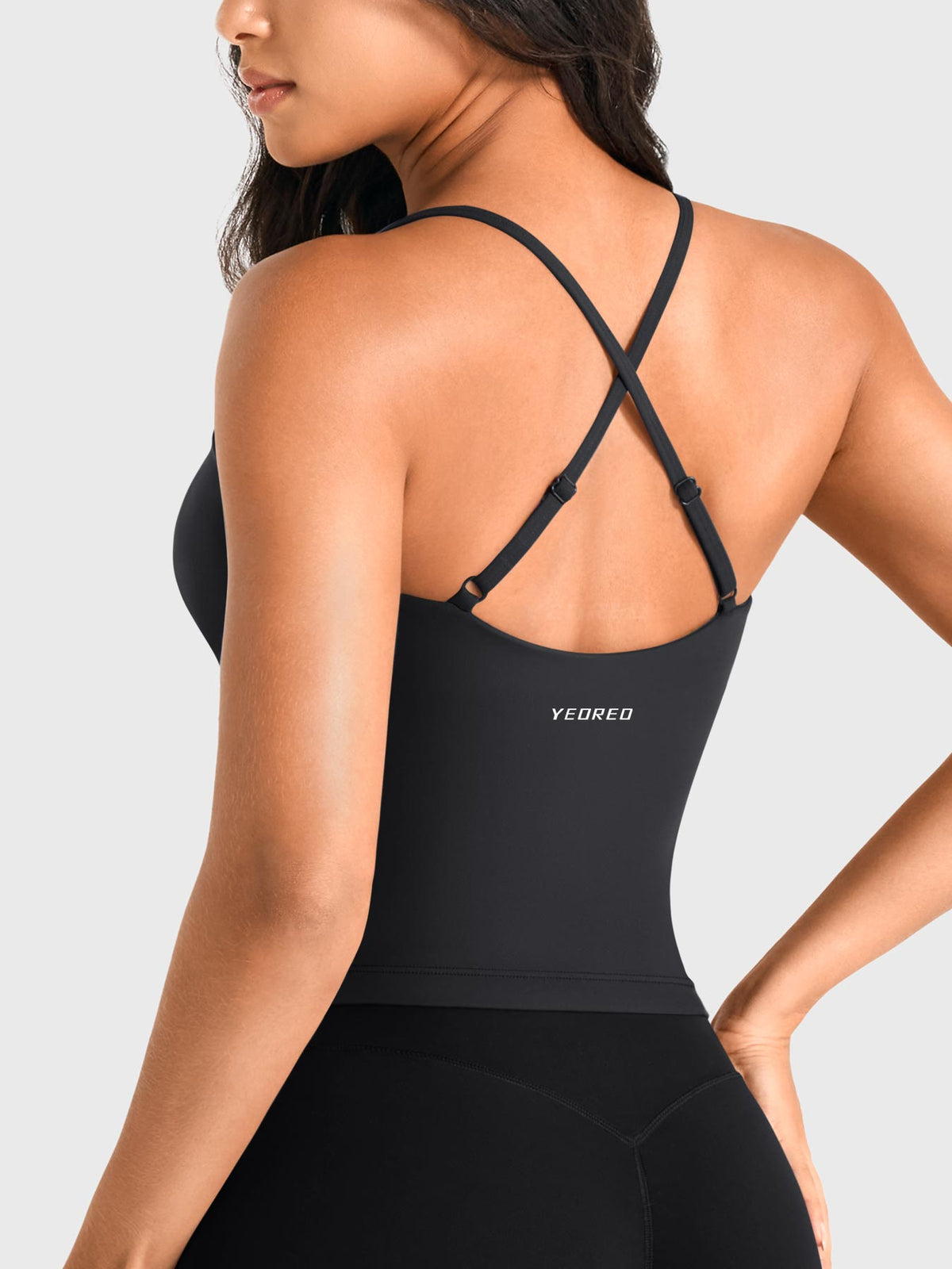 Top CoreFlex con Cuello Cuadrado y Sostén Integrado