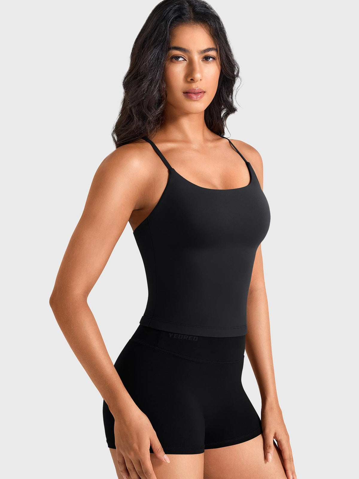 Top CoreFlex con Cuello Cuadrado y Sostén Integrado