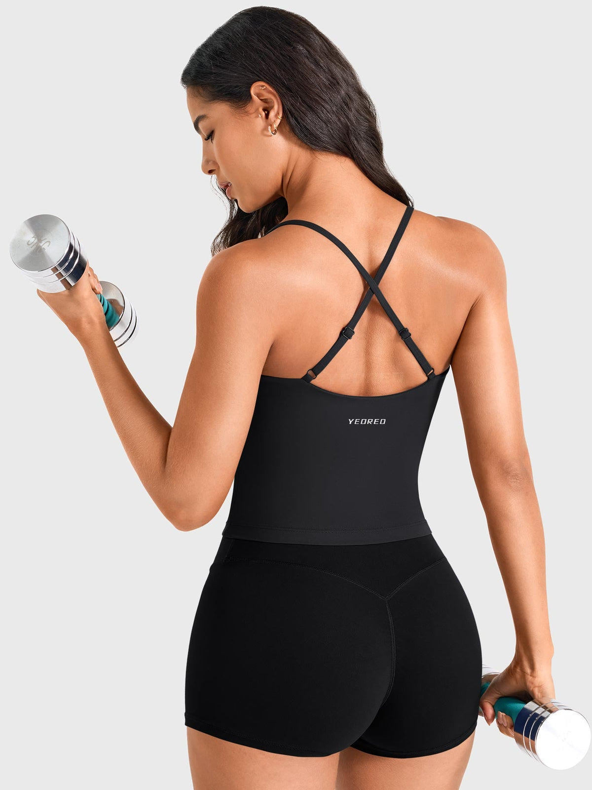 Top CoreFlex con Cuello Cuadrado y Sostén Integrado
