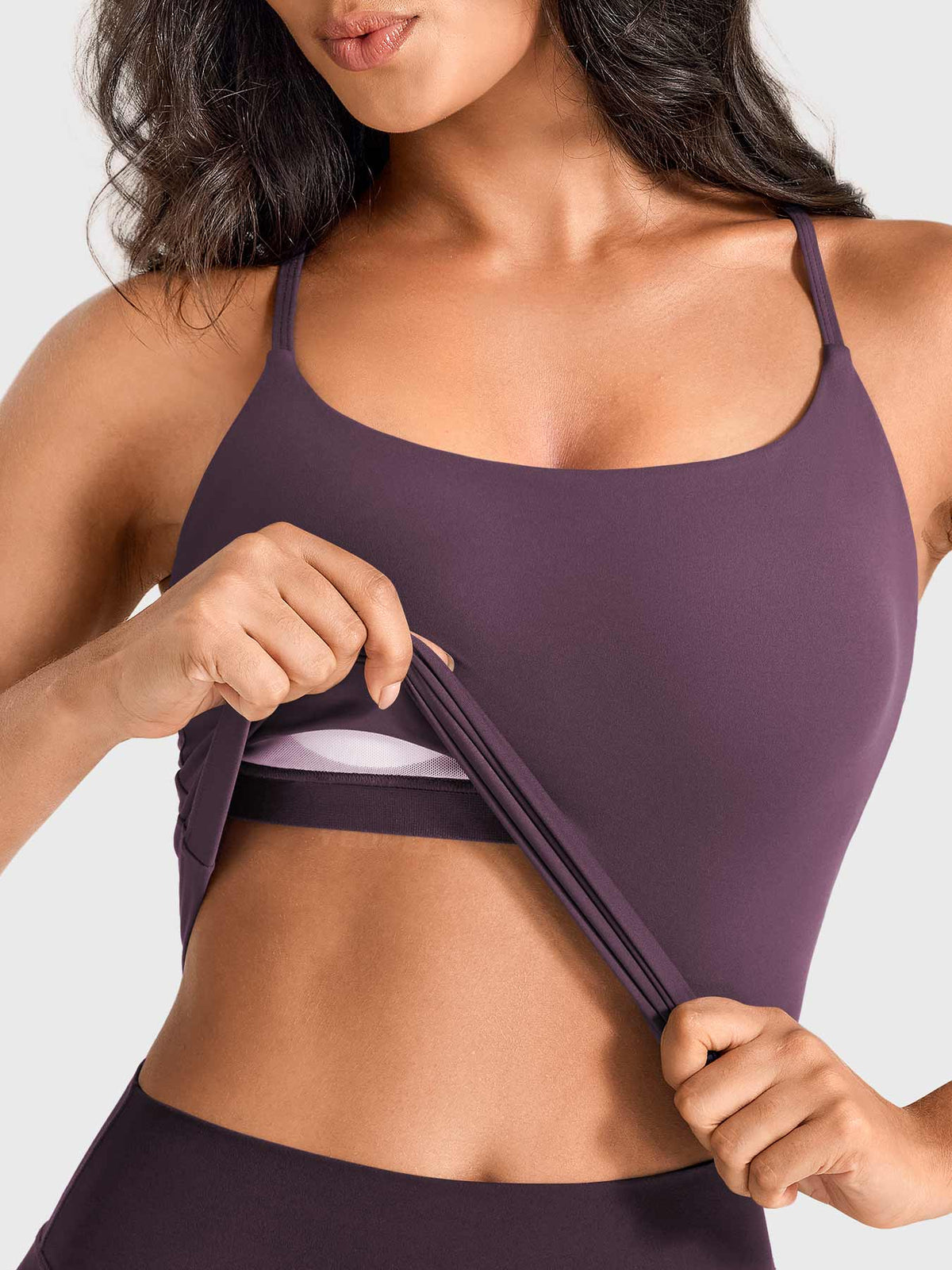 Top CoreFlex con Cuello Cuadrado y Sostén Integrado