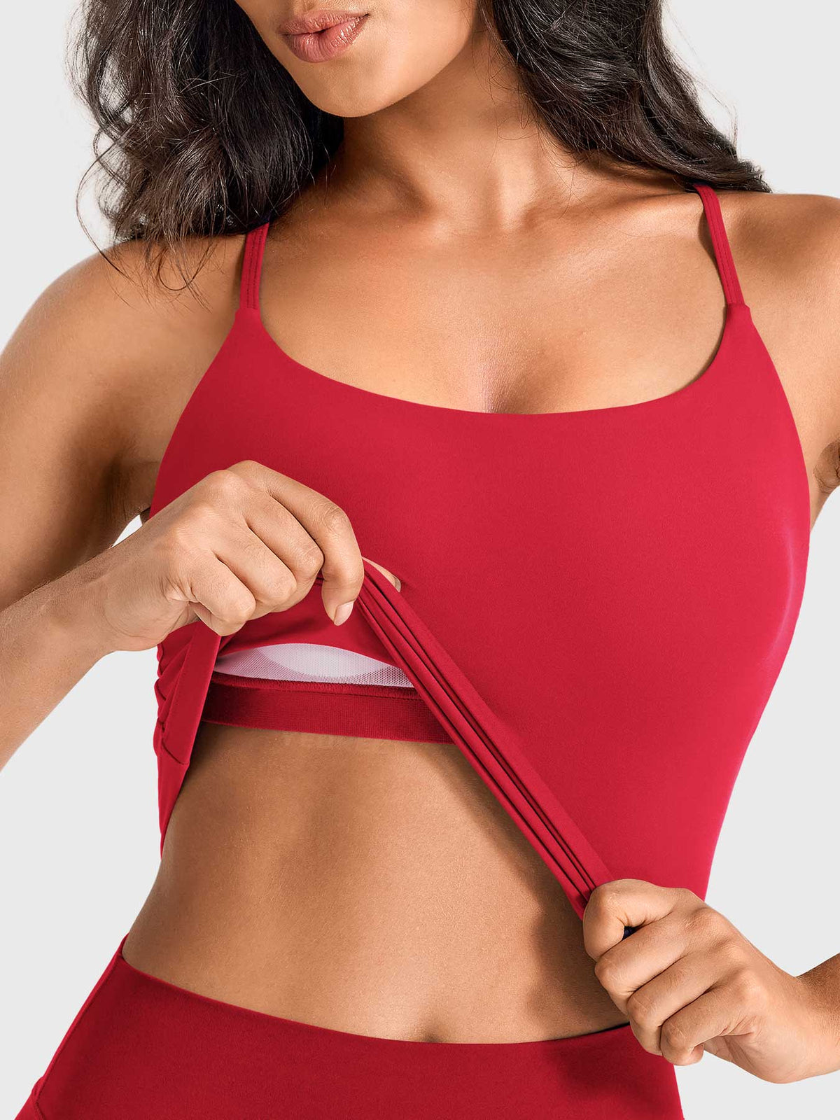 Top CoreFlex con Cuello Cuadrado y Sostén Integrado
