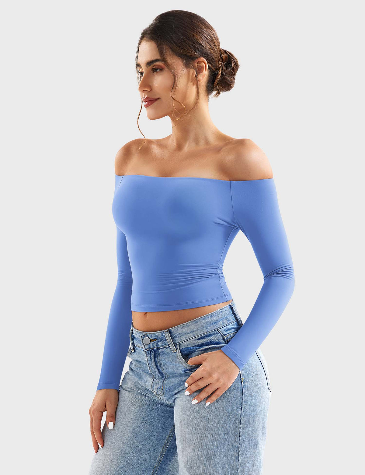 Top Ease de Hombros Descubiertos
