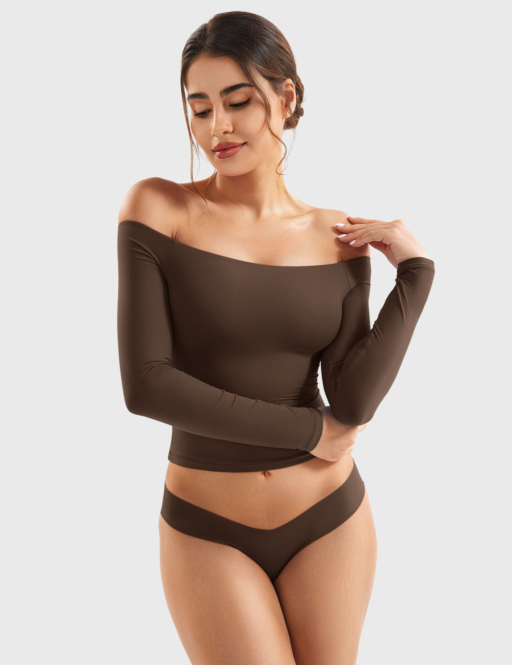 Top Ease de Hombros Descubiertos