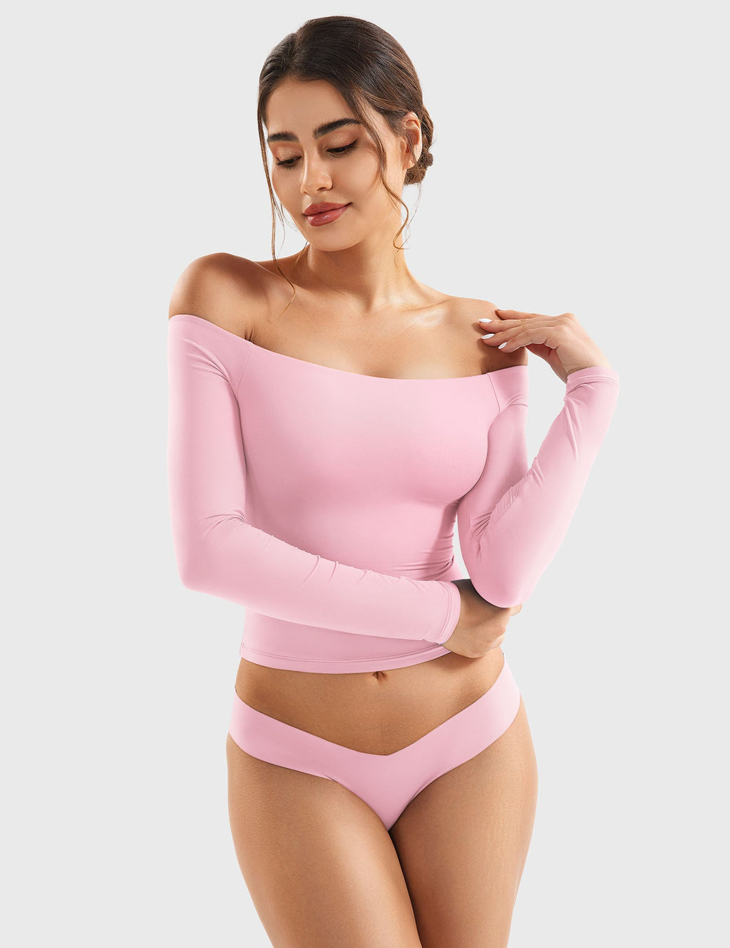 Top Ease de Hombros Descubiertos