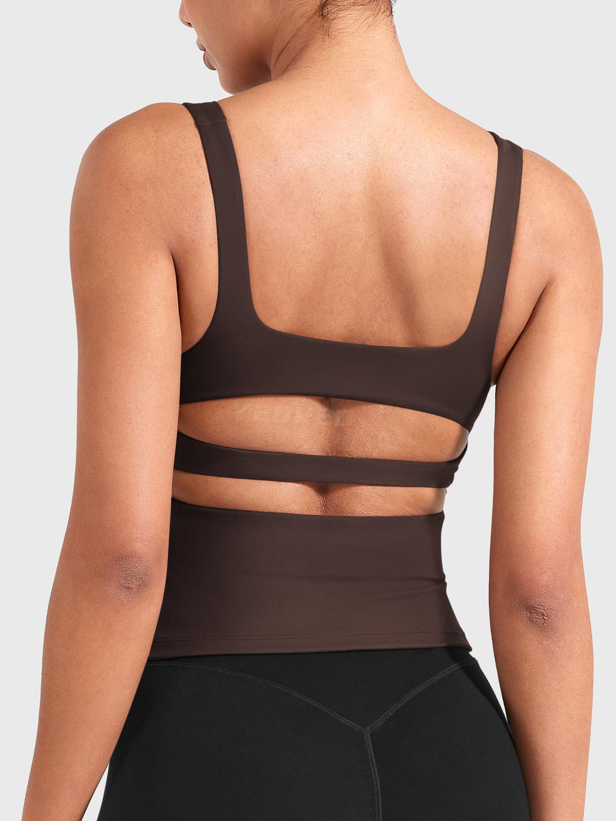 Top Largo CoreFlex con Espalda Abierta