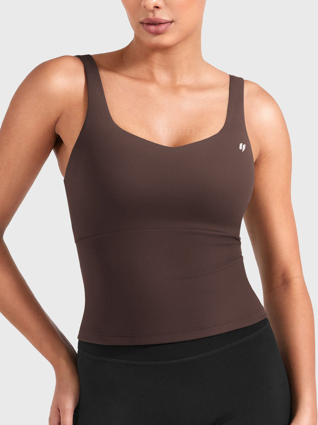 Top Largo CoreFlex con Espalda Abierta