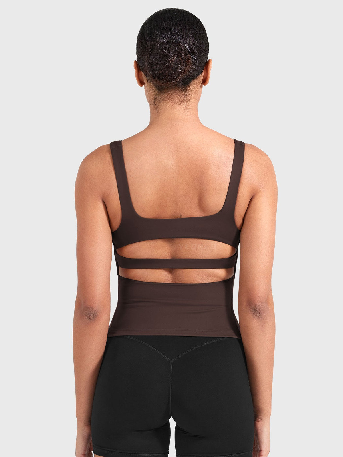 Top Largo CoreFlex con Espalda Abierta