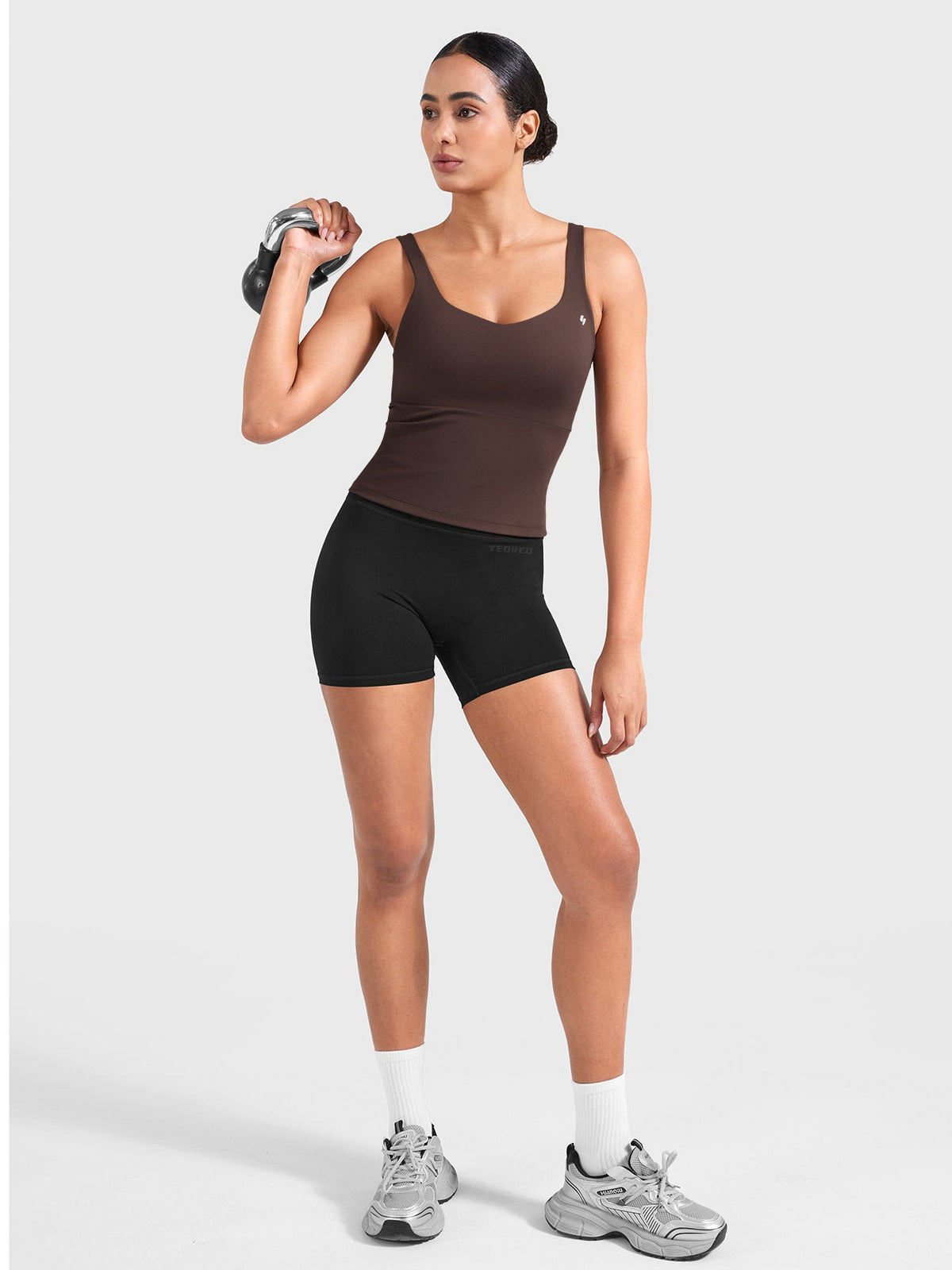Top Largo CoreFlex con Espalda Abierta