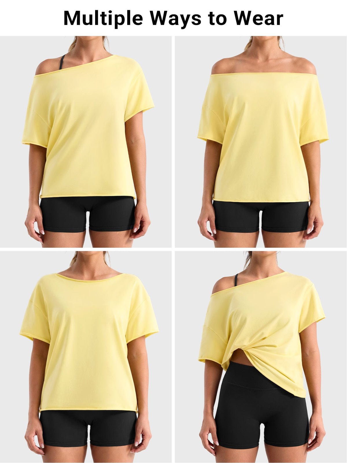 Top Ease de Hombros Descubiertos para Descanso