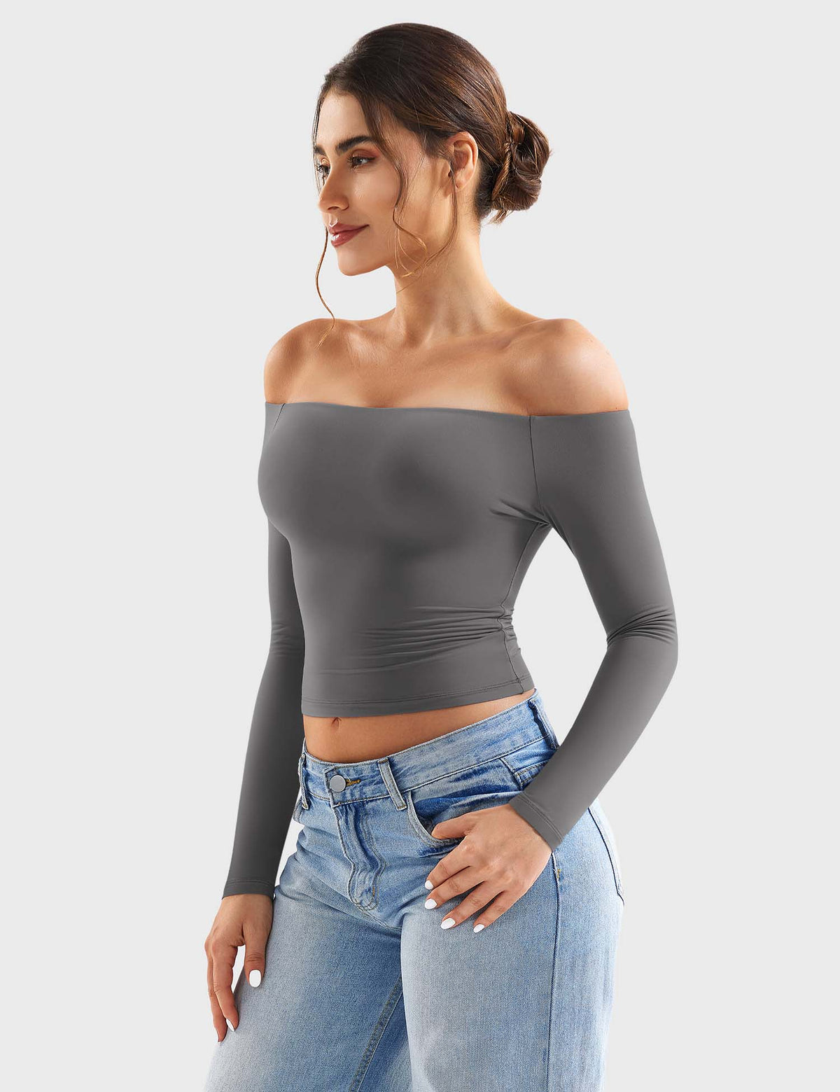 Top Ease de Hombros Descubiertos