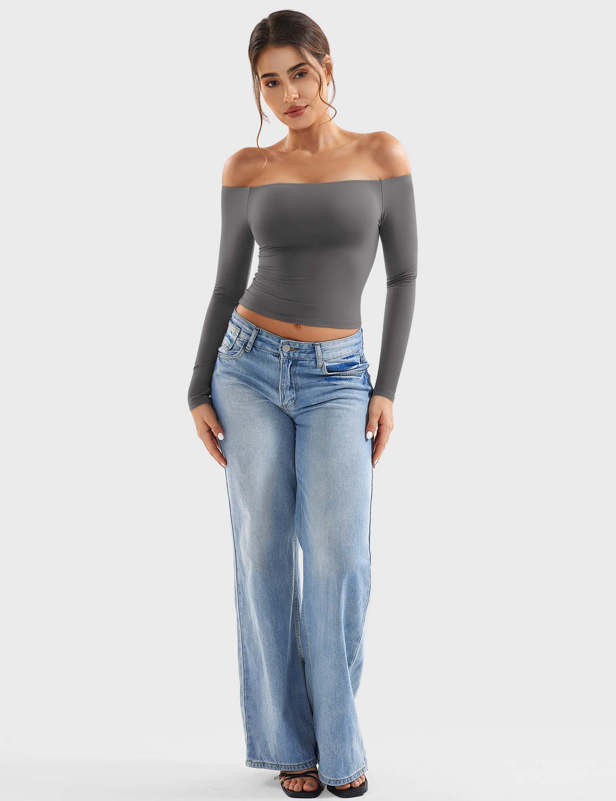 Top Ease de Hombros Descubiertos