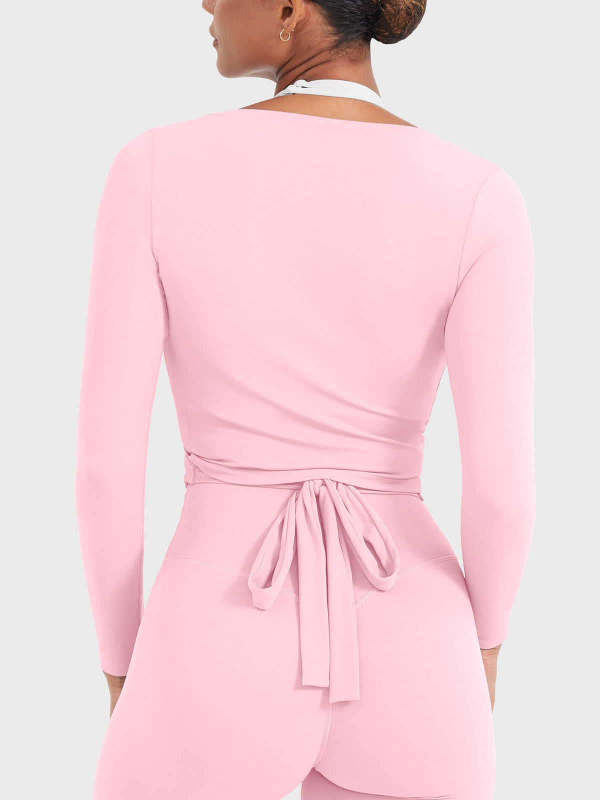 Top Ease Cruzado Estilo Ballet de Manga Larga