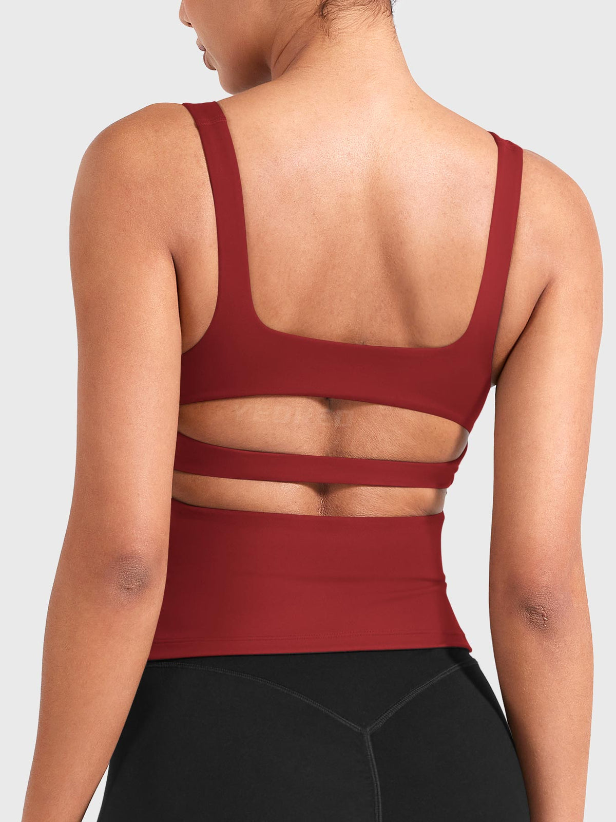 Top Largo CoreFlex con Espalda Abierta
