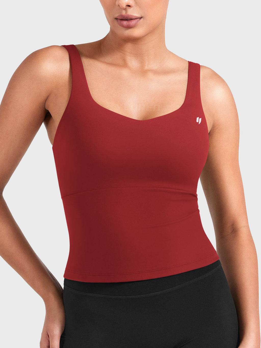 Top Largo CoreFlex con Espalda Abierta