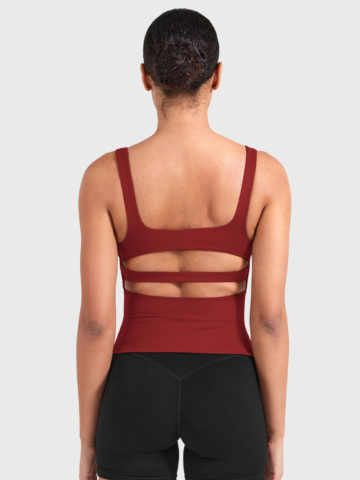 Top Largo CoreFlex con Espalda Abierta