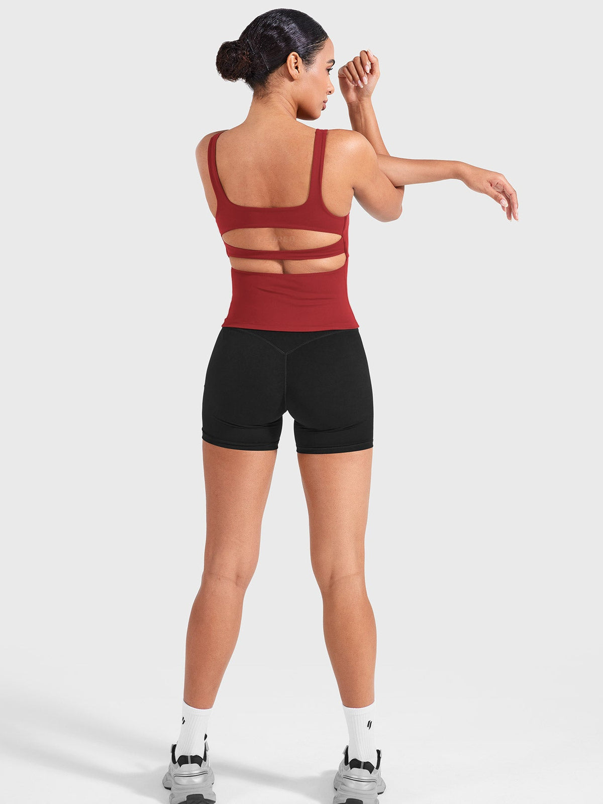 Top Largo CoreFlex con Espalda Abierta